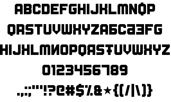 Fatherland Faker font插图1