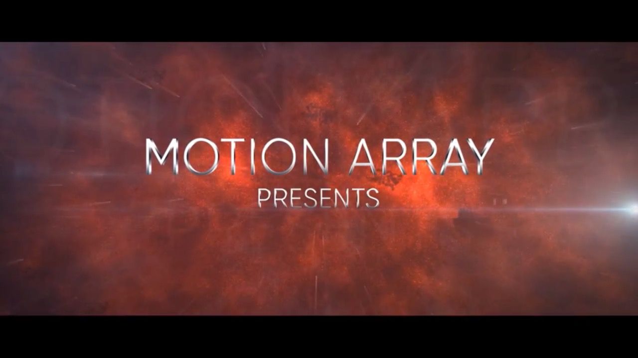 震撼的电影预告片素材库精选AE模板