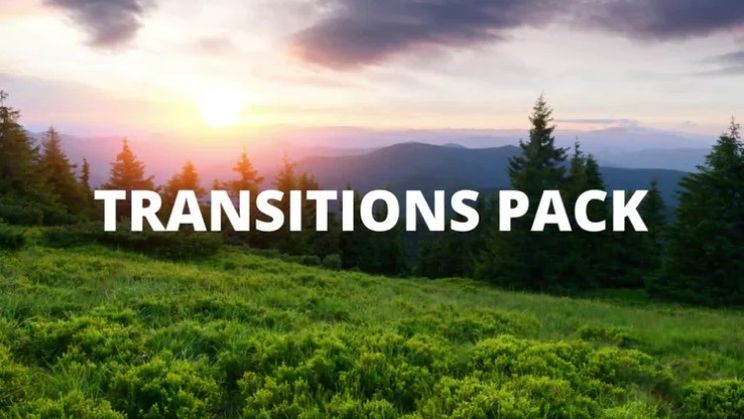 10个设计精巧且充满活力的过渡效果素材库精选AE模板