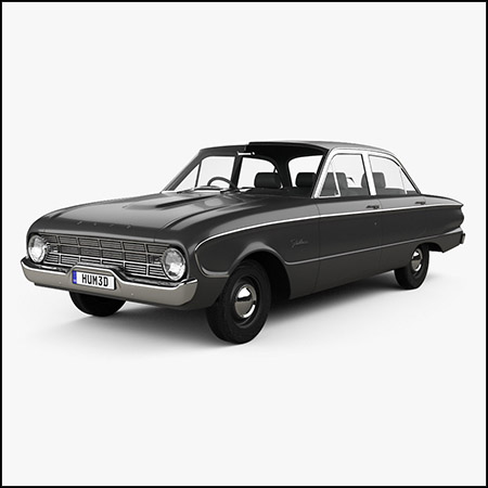 Ford Falcon 1960福特猎鹰轿车素材之家精选3D模型
