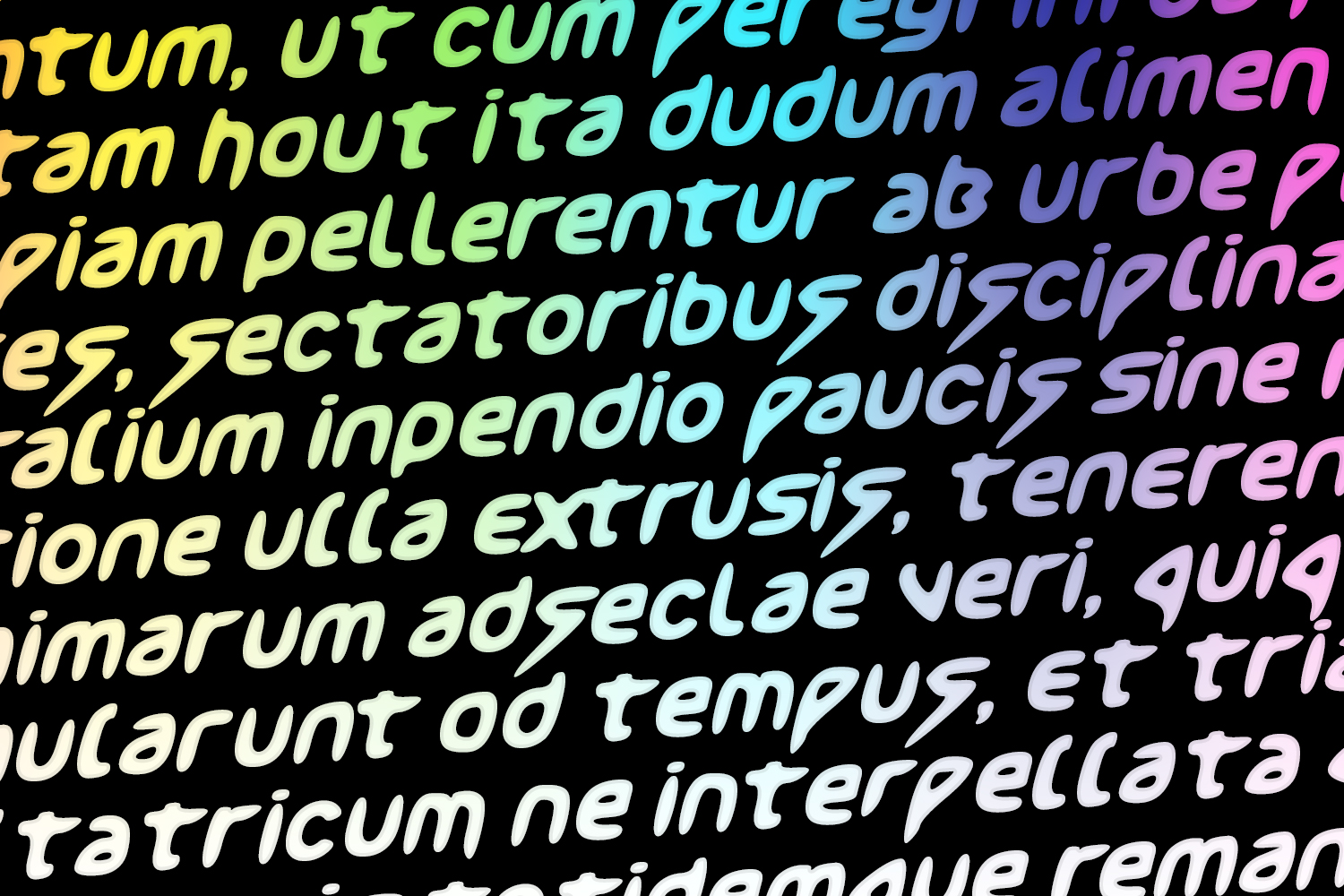 JVNE Smoothdron Font插图5