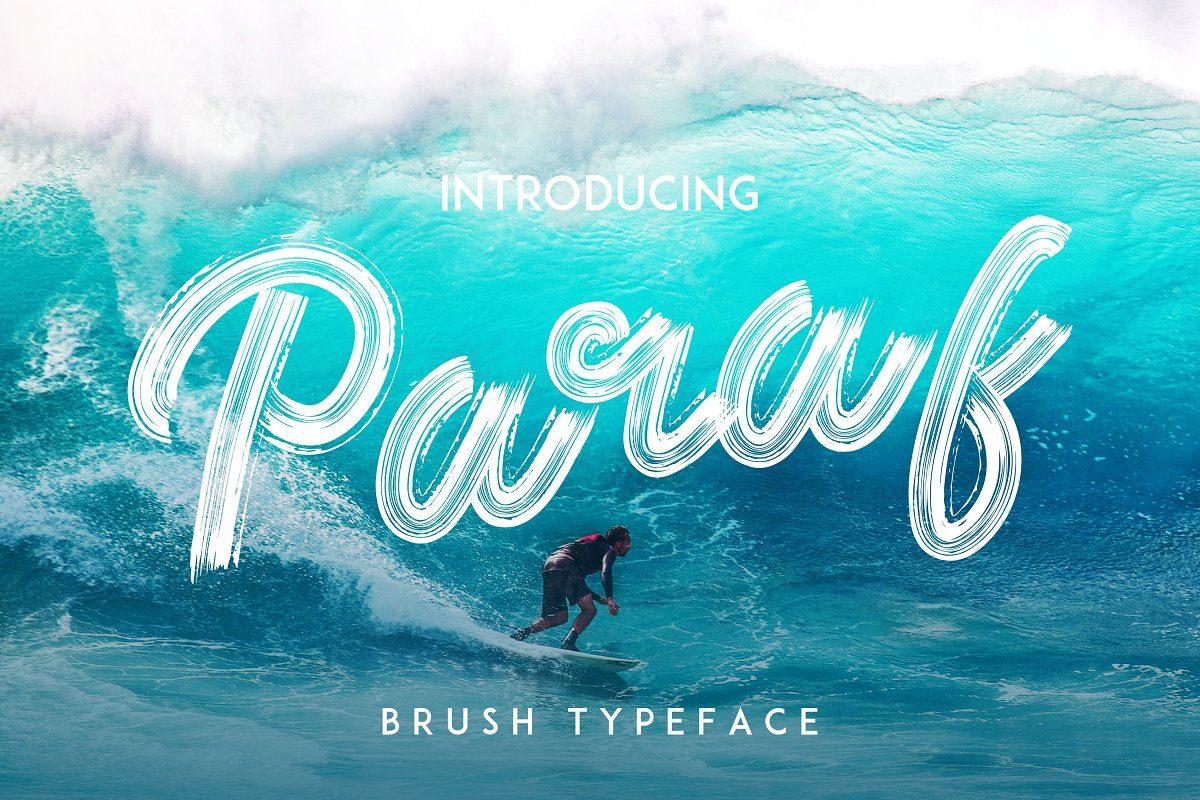 Paraf Brush Font素材之家精选英文字体