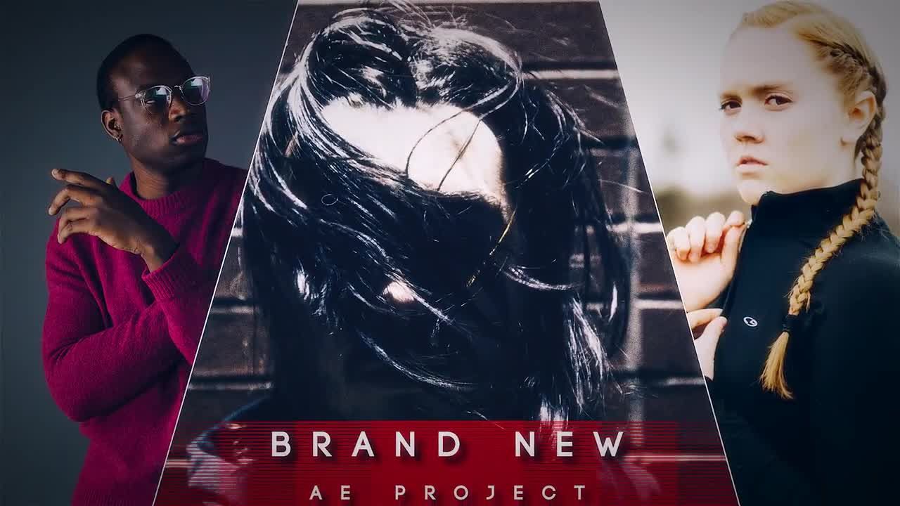 创意照片幻灯片展示素材库精选AE模板