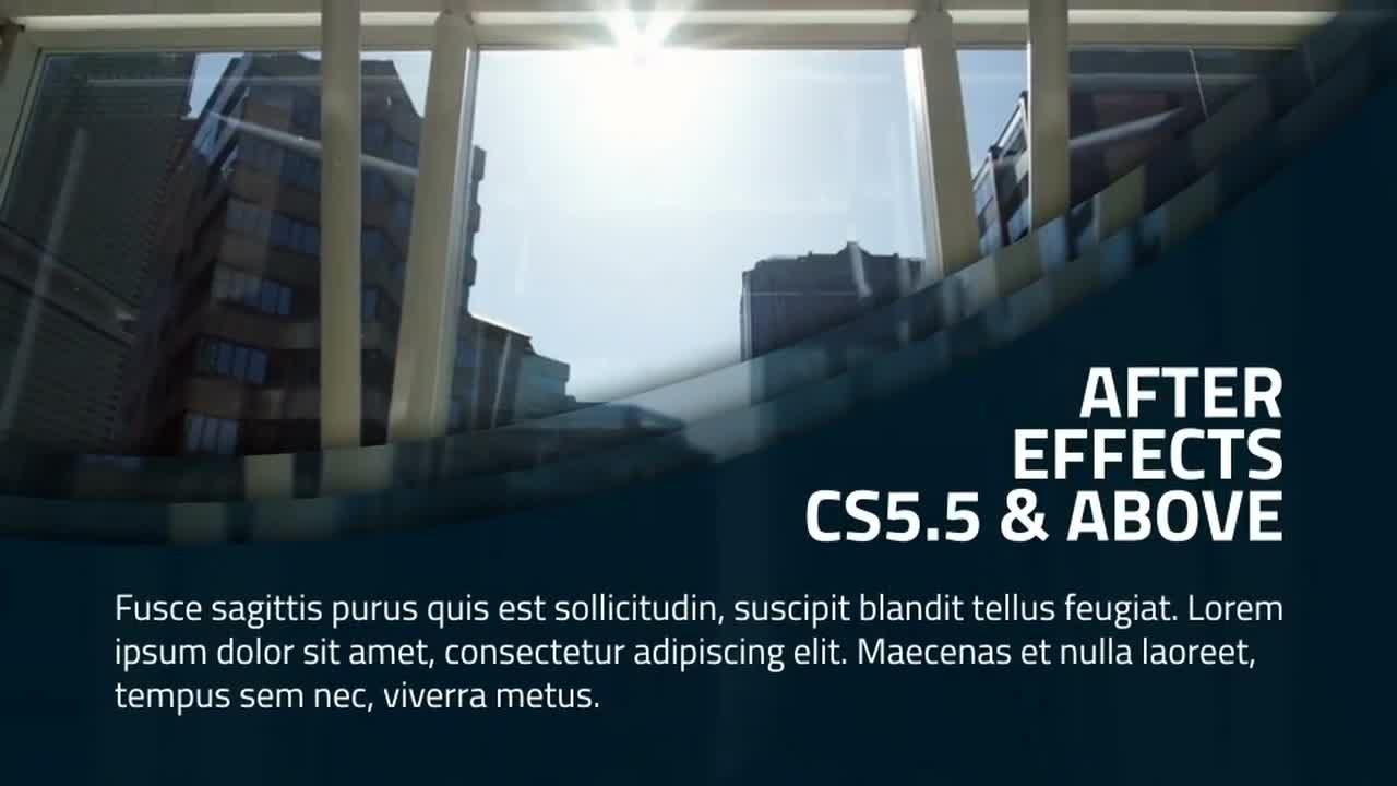 时尚设计文本动画企业介绍素材库精选AE模板