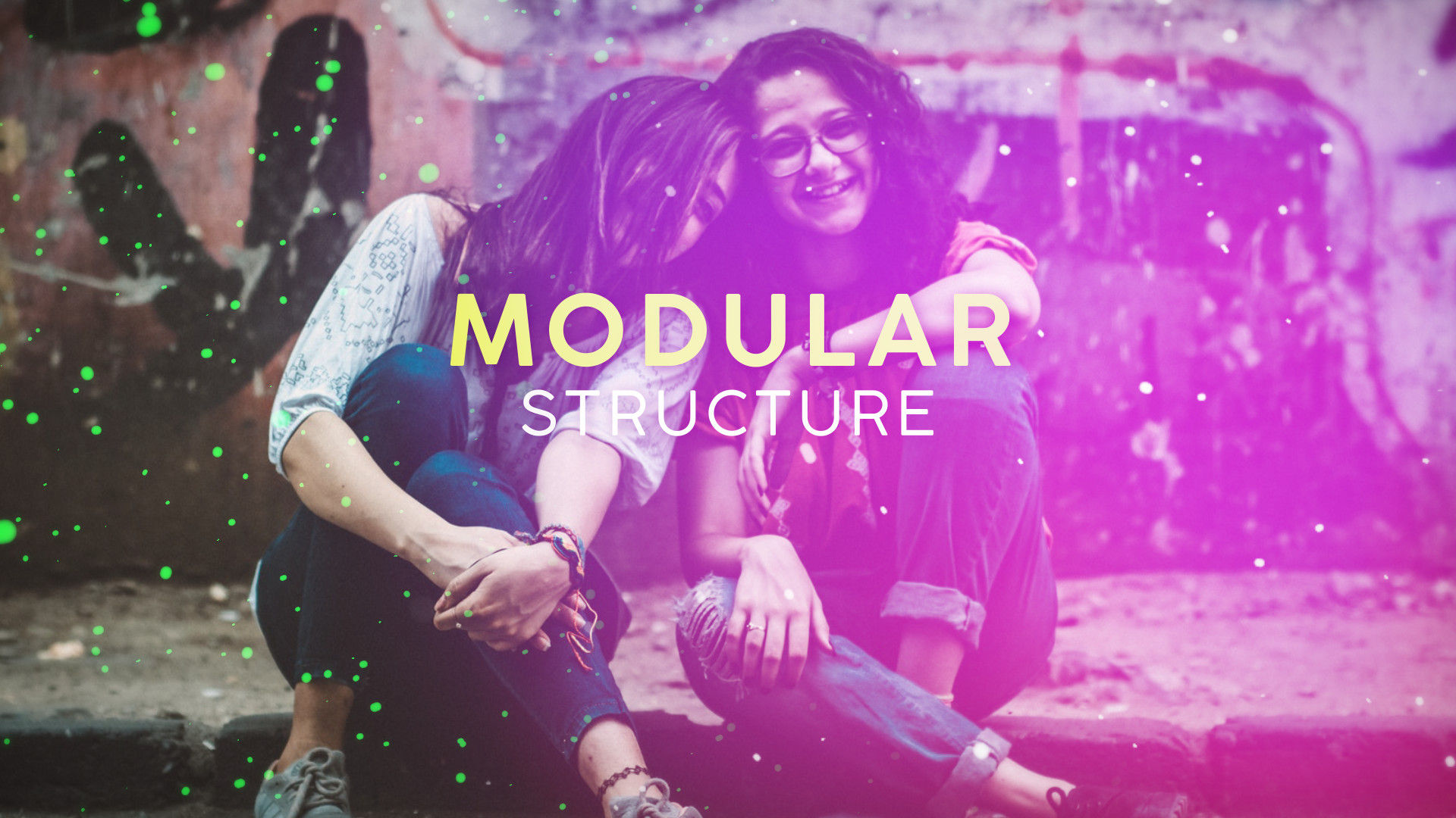 粒子开启器素材库精选AE模板