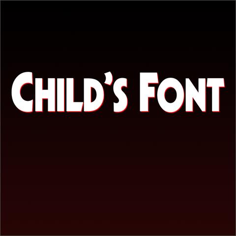 Child's Font素材之家精选英文字体