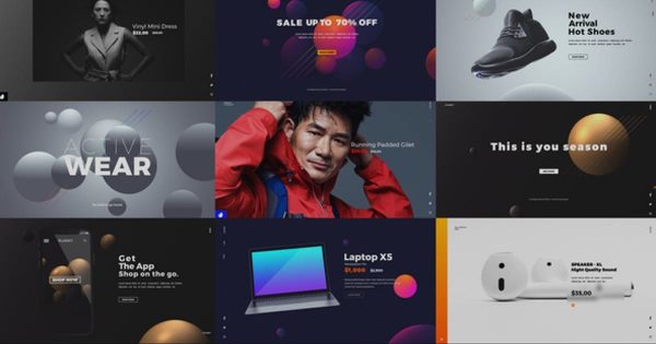 时尚产品促销&amp;销售展示AE视频模板 Promo &amp; Sales Mockup