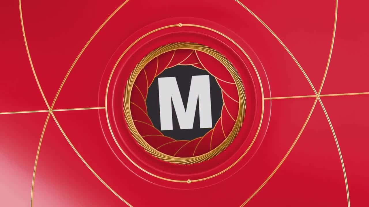 3D动态红灯笼特效logo展示素材库精选AE模板