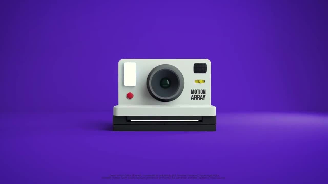 相机出照片动态效果logo图标素材库精选AE模板