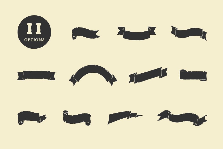 手绘复古风 Banner 素材 Hand Illustrated Banners插图(2)