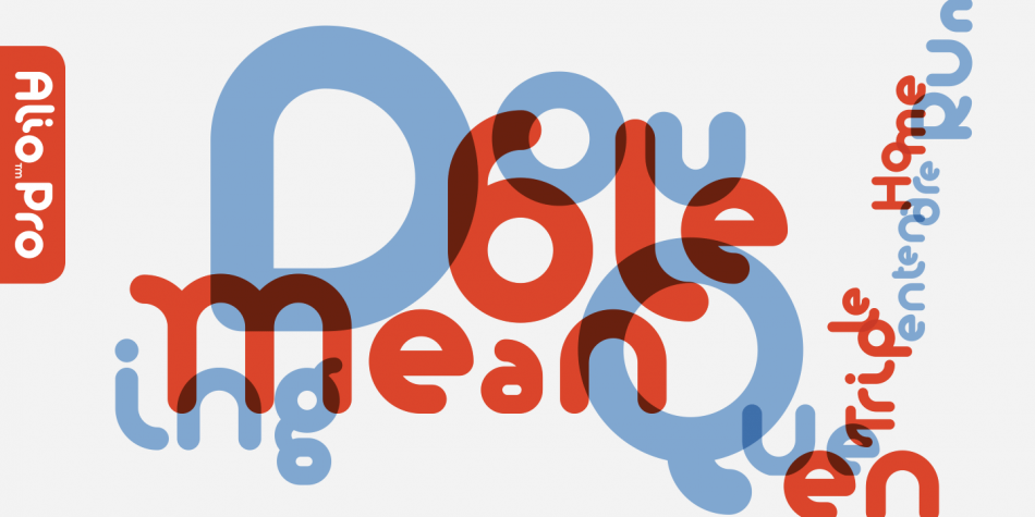 Alio Pro Font Family素材之家精选英文字体