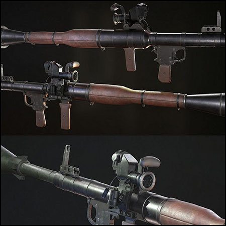 RPG-7 苏联火箭筒素材之家精选3D模型
