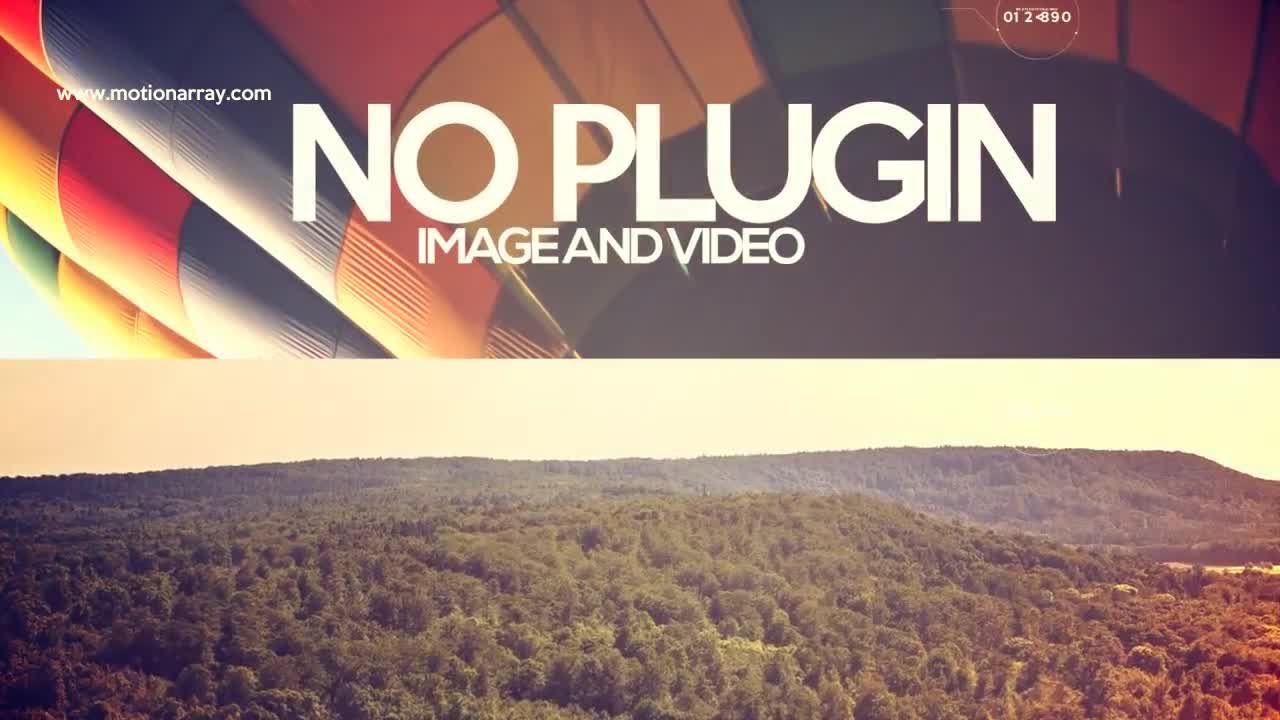 现代且动态的旅行开场动画素材库精选AE模板