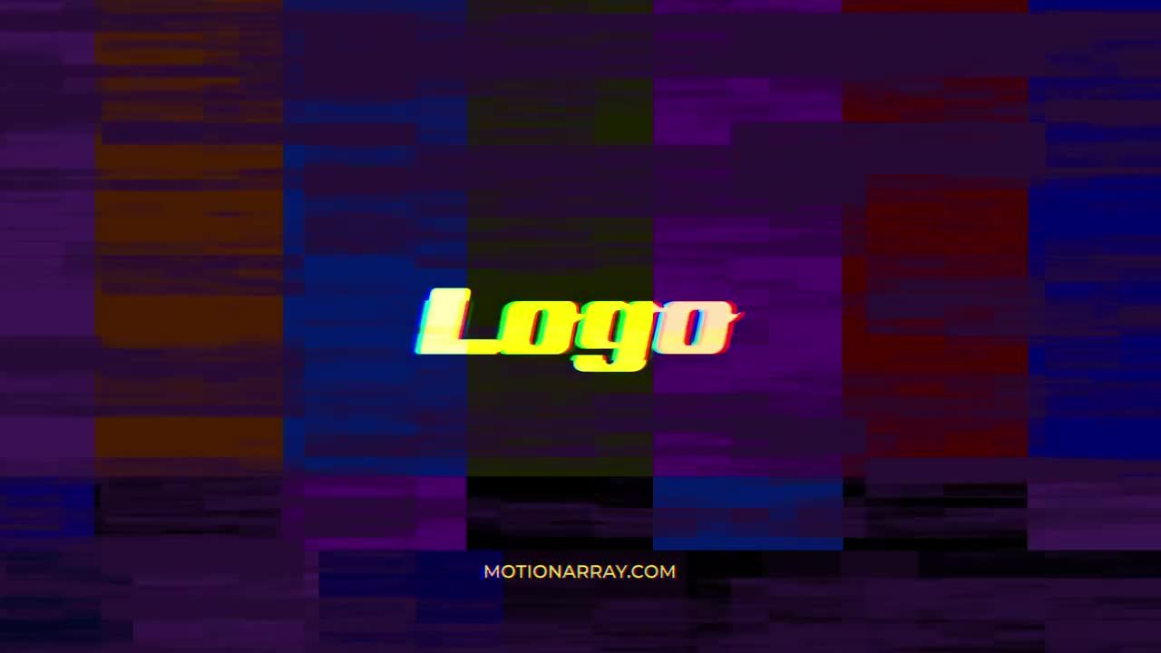 具有炫酷和扭曲效果的logo动态展示素材库精选AE模板