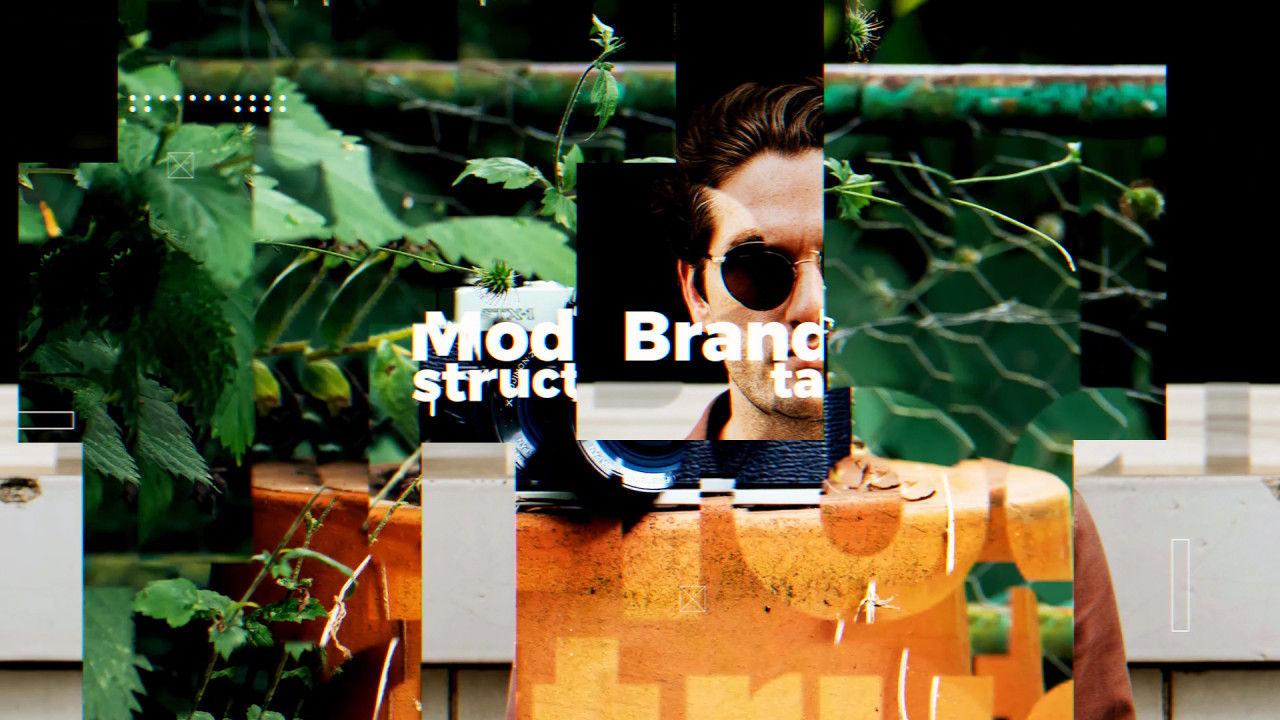 精美设计的现代幻灯片Pr模板