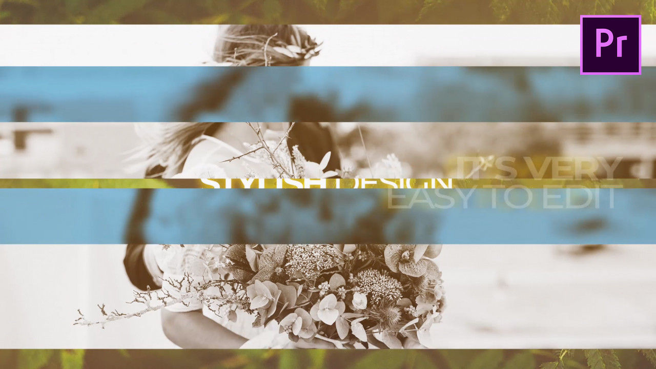 电视节目广告促销现代幻灯片素材库精选pr模板