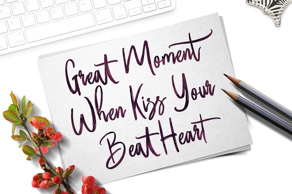 Butter Luchy – Handwritting Brush插图4