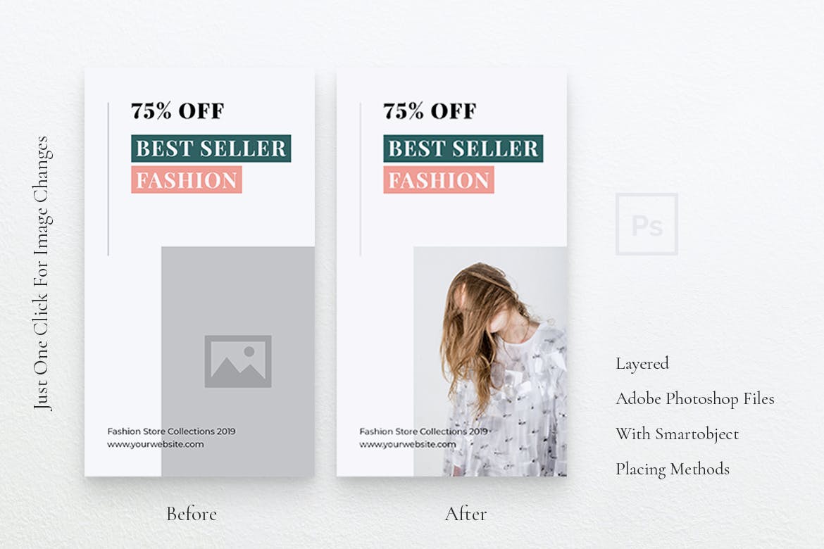 Instagram社交平台时尚品牌故事营销设计素材 LUMINE Fashion Instagram Stories插图(2)