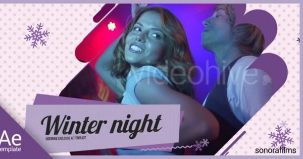 冬季主题风格视频开场素材库精选AE模板 Winter Party