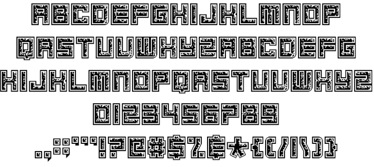 Magnetic Debris font插图5