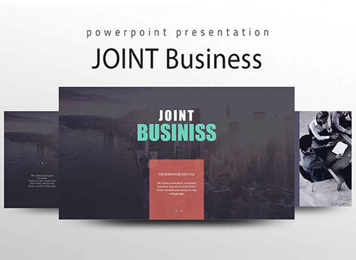 深色系极简主义商业化PPT模板下载[pptx]