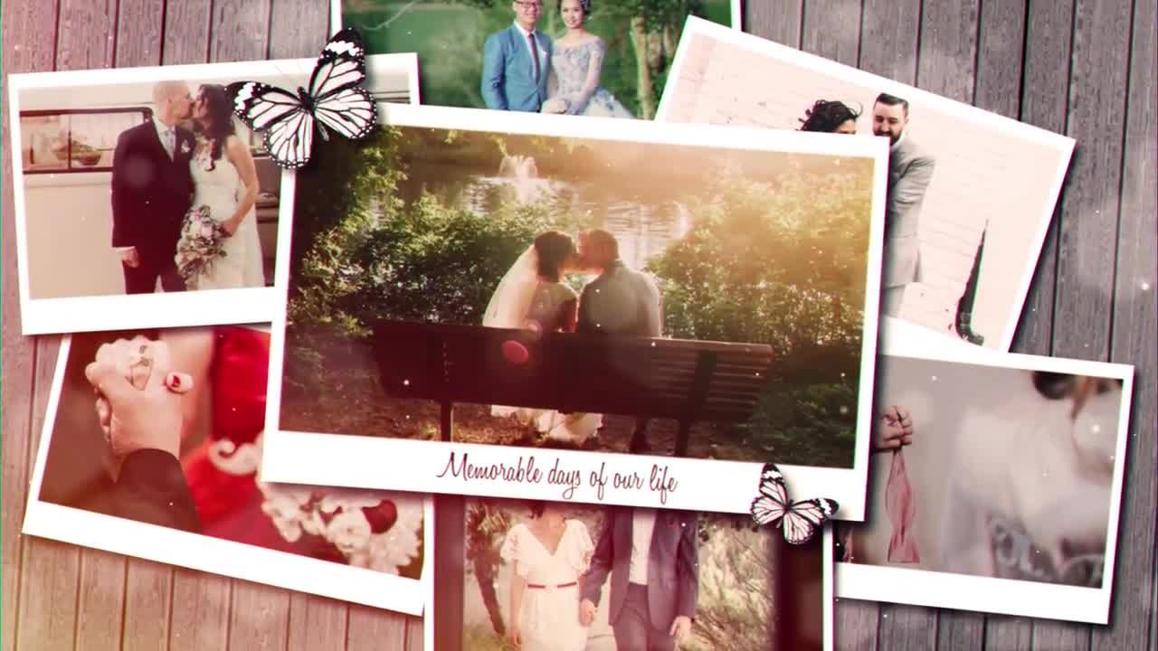 梦幻浪漫婚礼相册幻灯片展示素材库精选AE模板