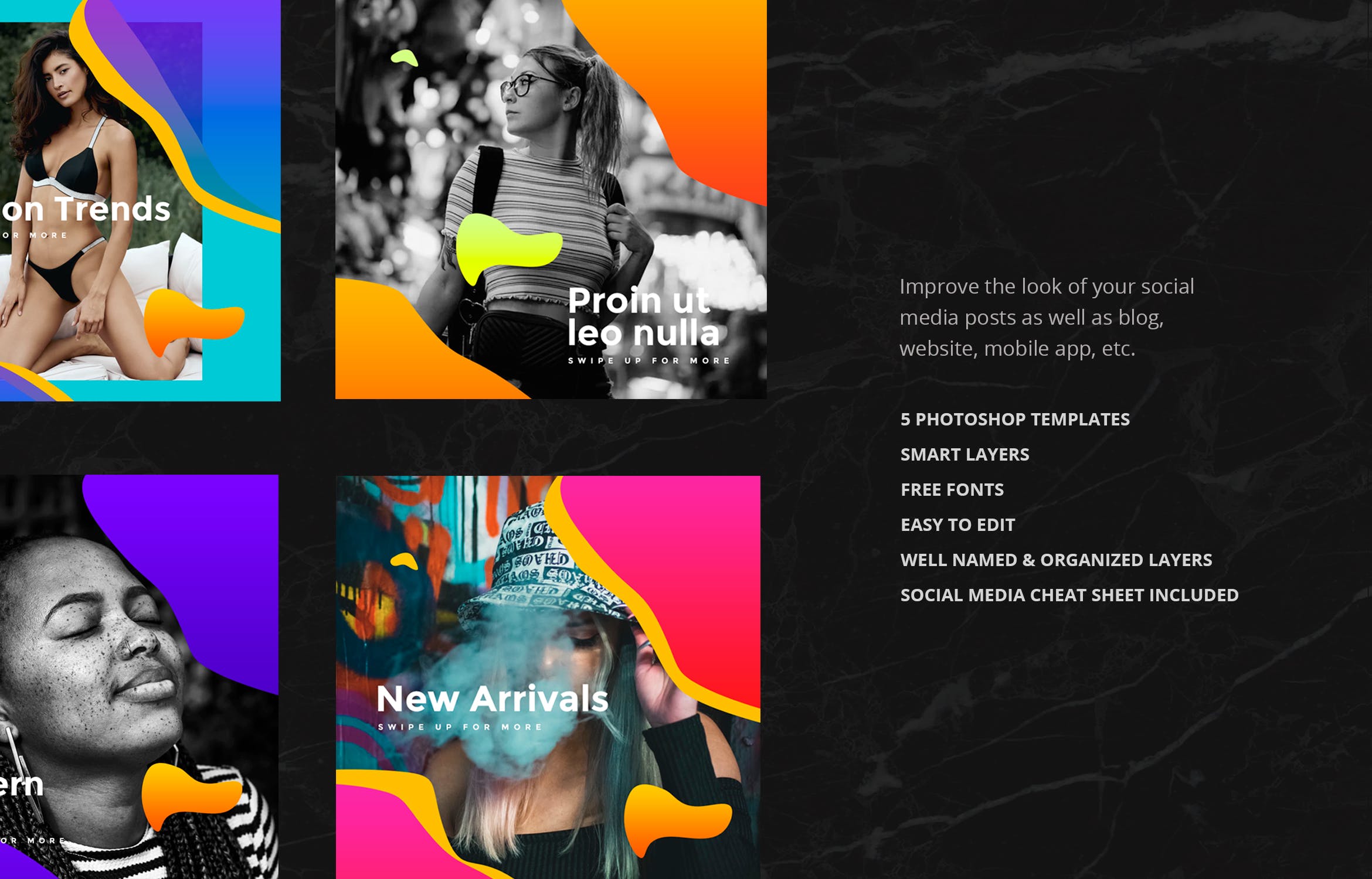 社交媒体平台品牌广告Banner图设计模板v76 Social Media Banners – Vol76插图(2)