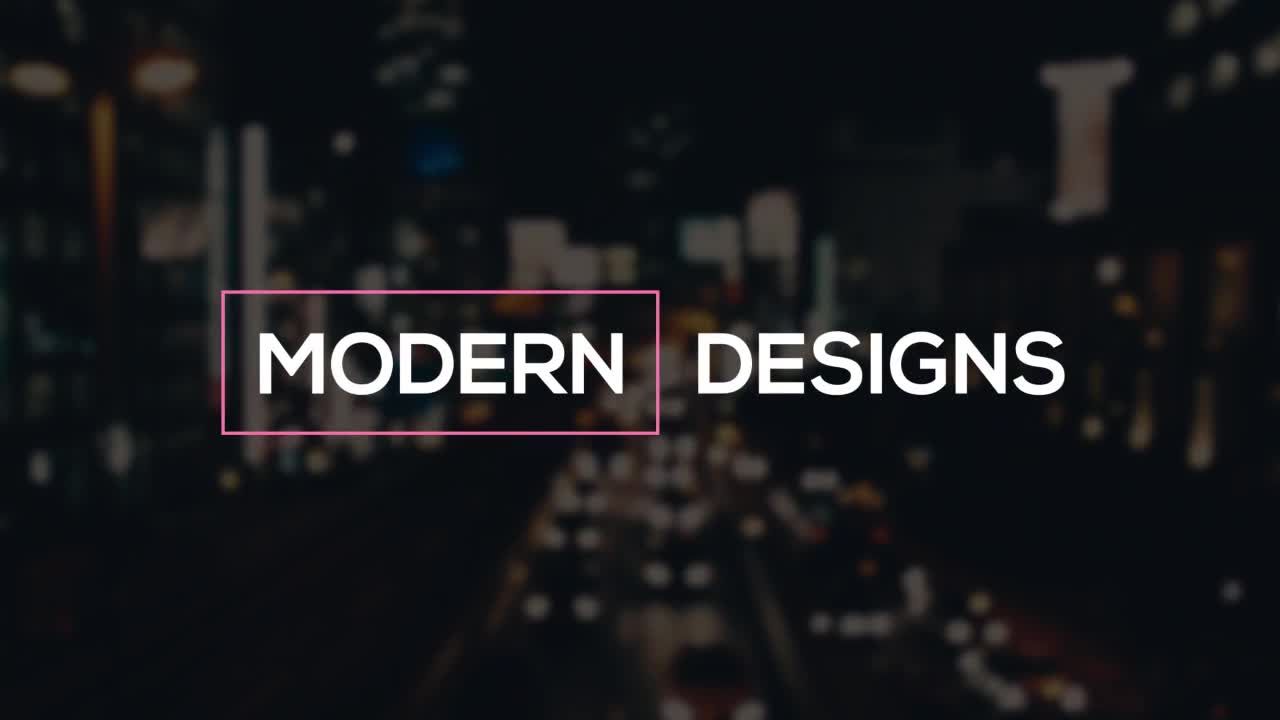 15个设计独特优美的动态标题动画素材库精选AE模板