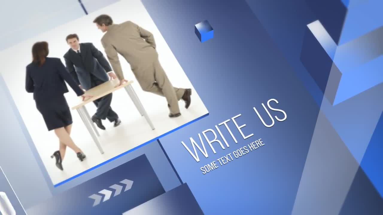 简洁的企业幻灯片电子相册素材库精选AE模板