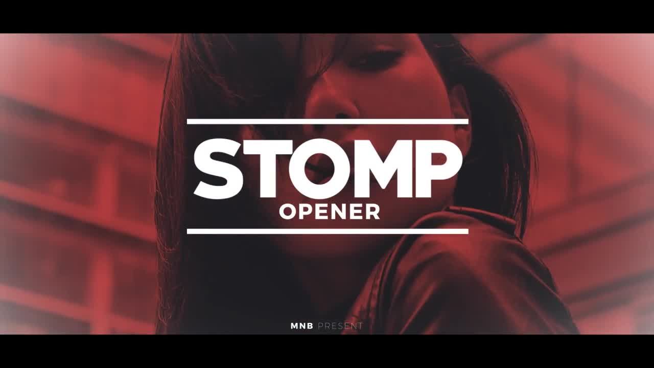 视频开场白快速动态过渡效果ae模板