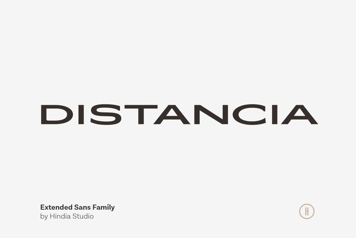 Distancia Font Family素材之家精选英文字体