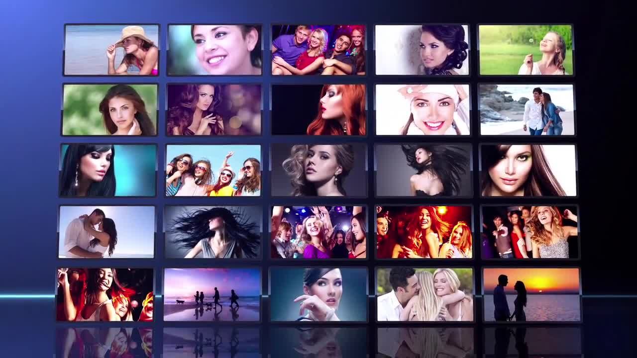 录像或摄影视频介绍素材库精选AE模板