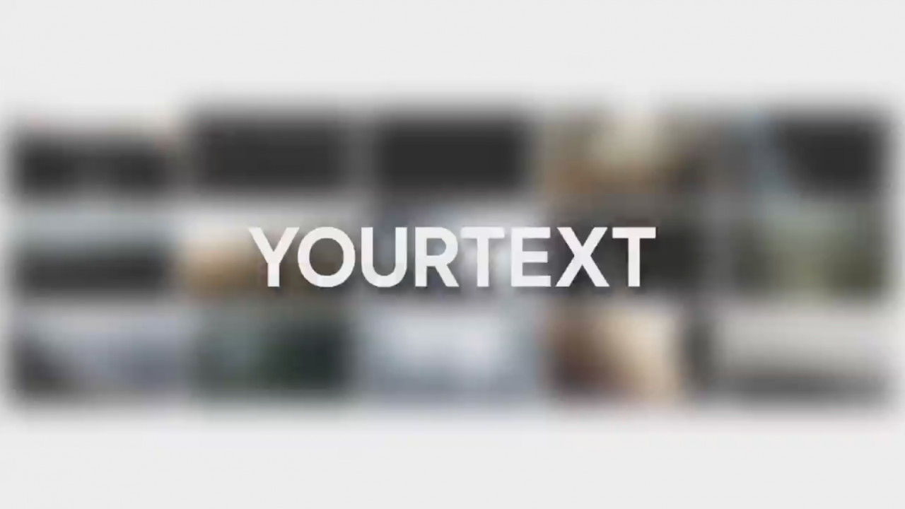 电视节目开场白幻灯片素材库精选AE模板