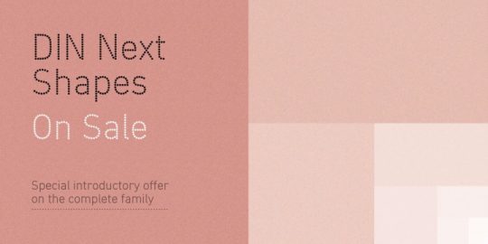 DIN Next Shapes Font Family素材之家精选英文字体