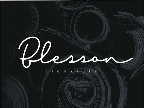 Blesson font素材之家精选英文字体