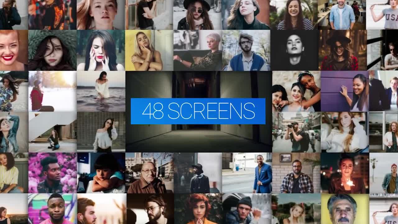 多媒体动画片头素材库推荐PR模板