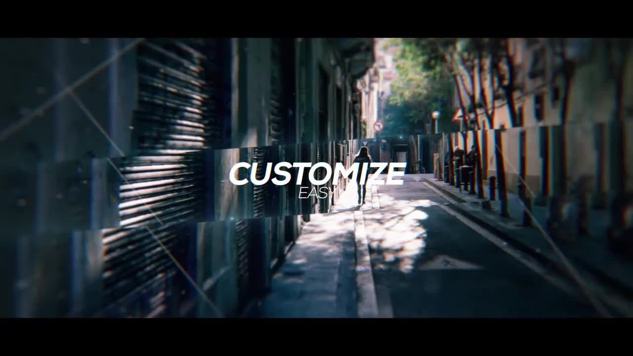 电影视差效果开场白幻灯片素材库精选AE模板