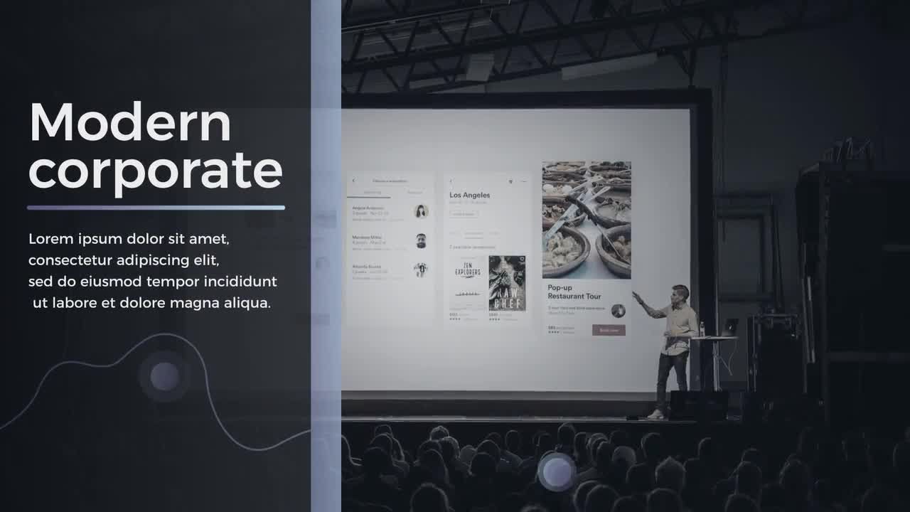 现代企业ae时尚过渡宣传模板