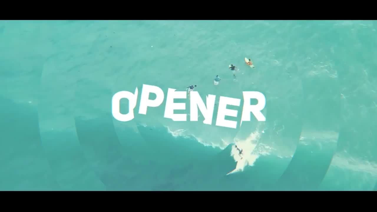 嘻哈快速徽标显示素材库精选AE模板