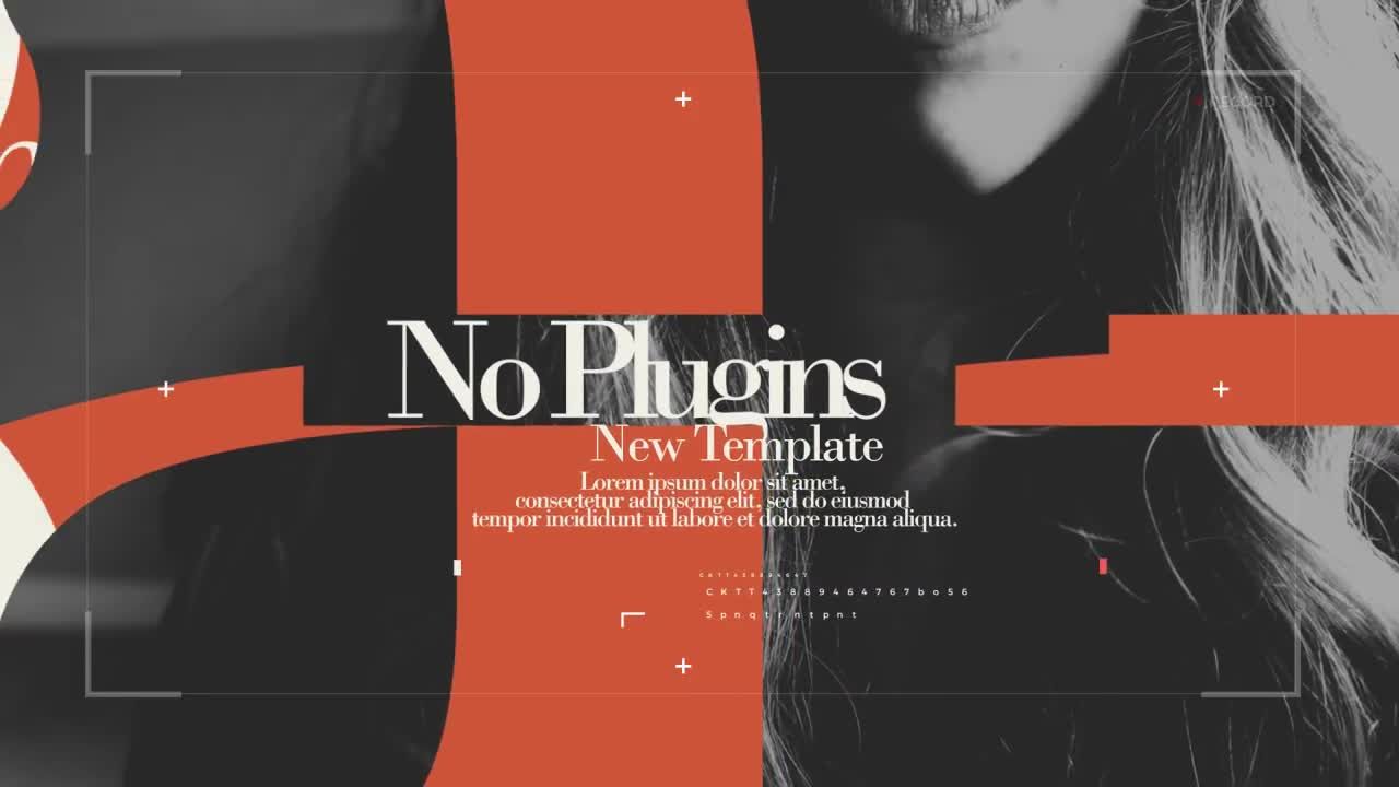 简洁活力创意的文字开场白素材库精选AE模板