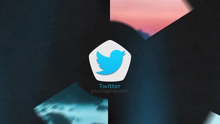 照片徽标一个色彩丰富的素材库精选AE模板