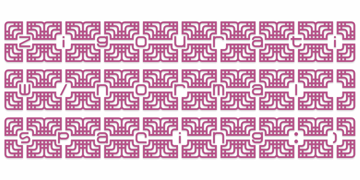 Zigourati font插图1