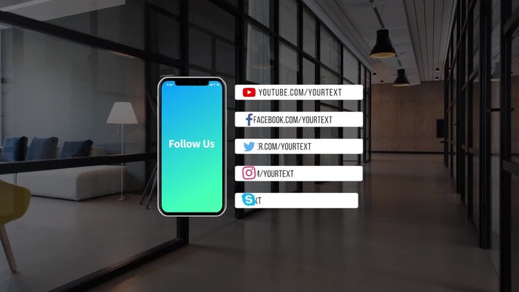 社交媒体捆绑包标题素材库网精选fcpx模板