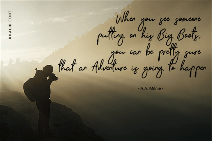 Khalid Personal font插图4 Khalid Personal font插图4