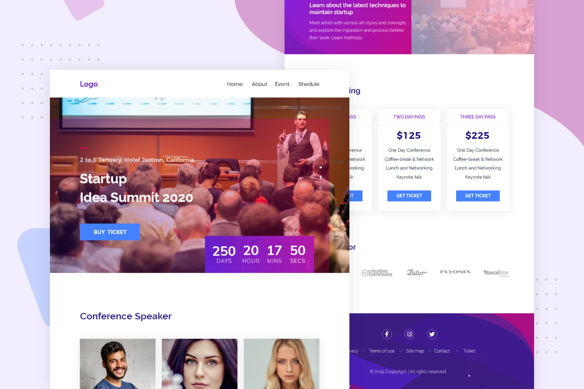 活动会议推广EDM邮件模板素材库精选下载 Event – Email Newsletter插图