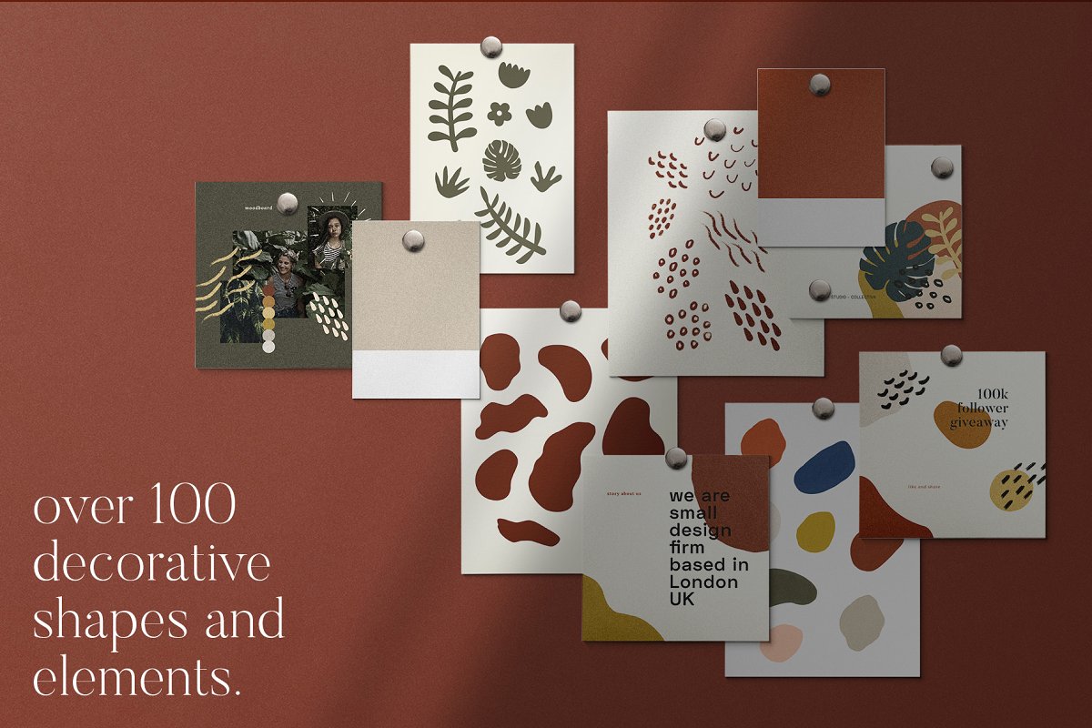 VORMA-时尚Instagram社交媒体方形设计模板素材库精选插图(4)