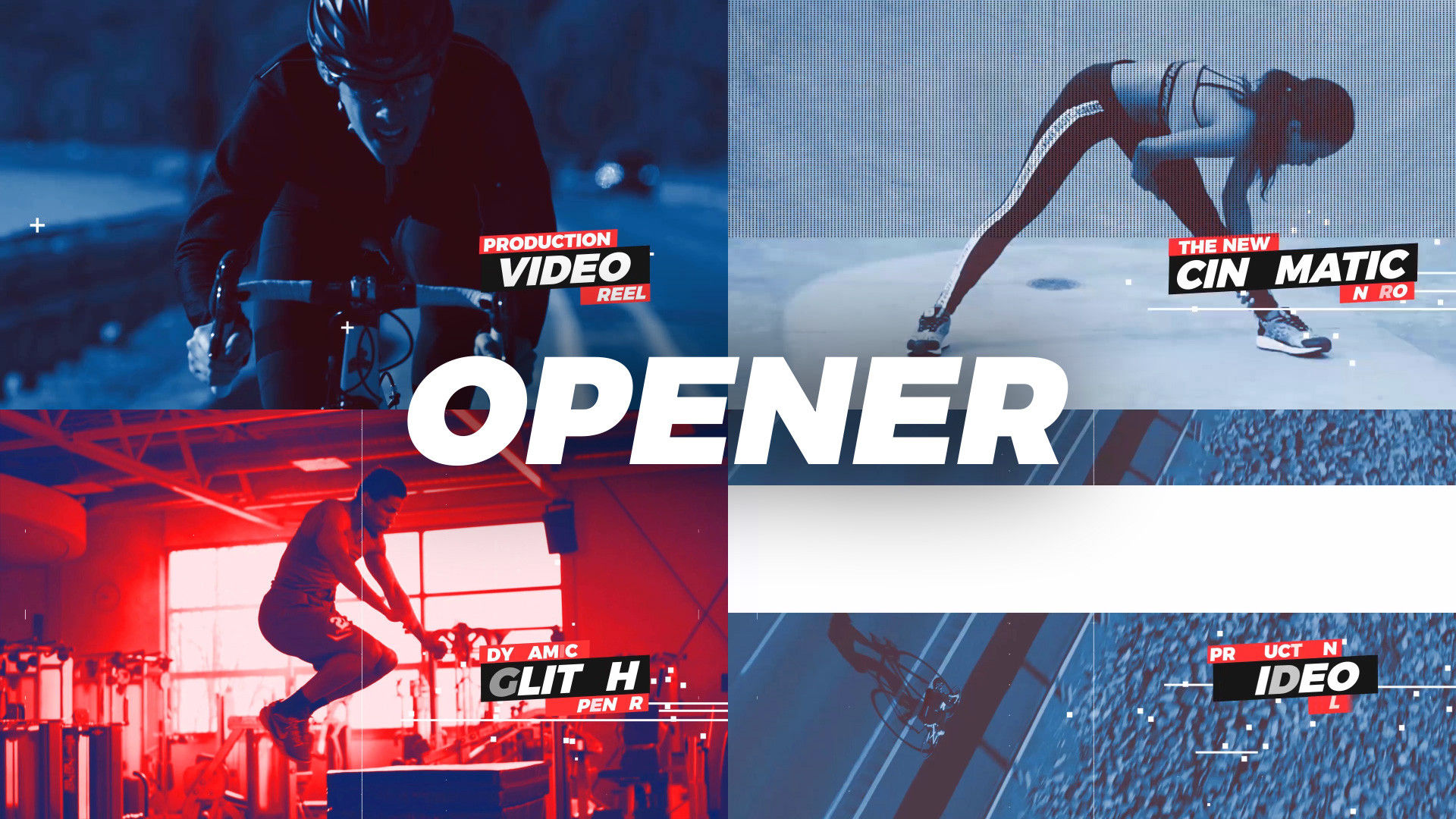 多功能的动态转场动画素材库精选AE模板Dynamic Opener