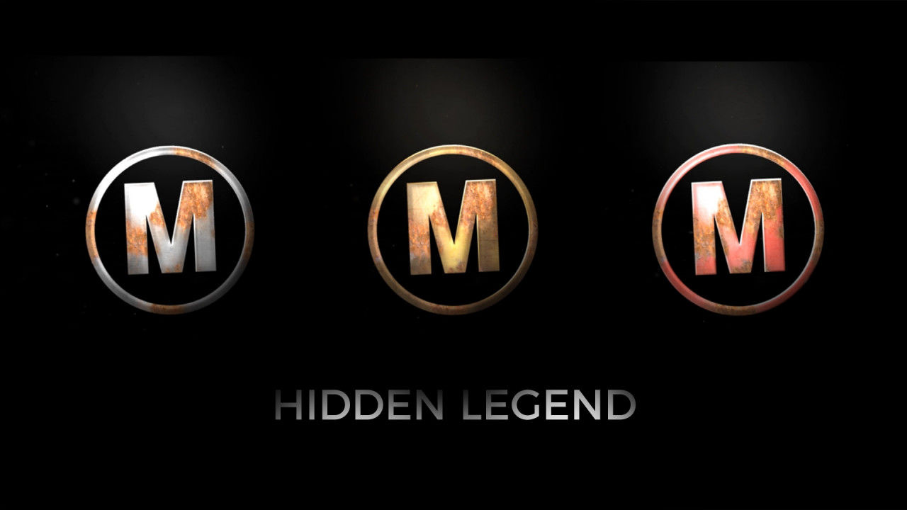 隐藏的传奇金属标识素材库精选AE模板