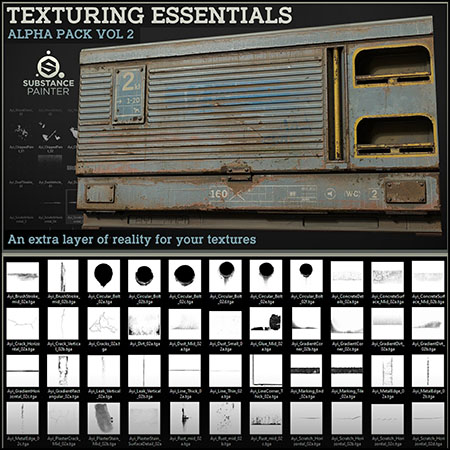 83款摄像机投射污垢贴图 划痕 铁锈纹理3D贴图