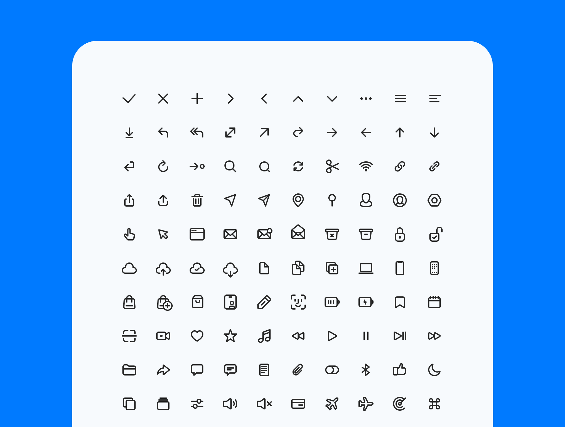 素材库下午茶:200个Web&App UI设计元素素材库精选图标插图(5)